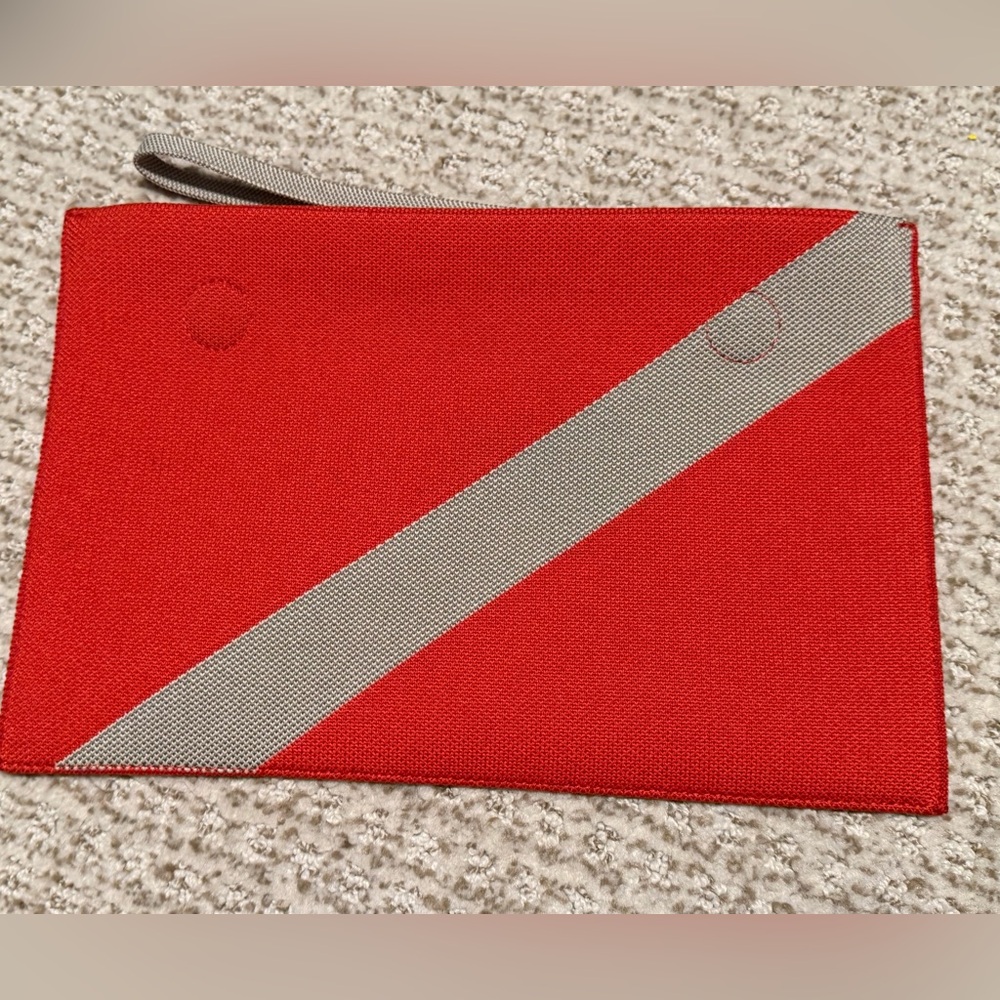 Rothy's Bright Poppy Essential Pouch